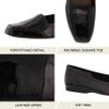 ARRAY Womens Freedom Leather Slip-On Dress Flat, 5.5 M (Medium), Black Patent view 4