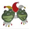 1 Pair Mardi Gras Prince Frog Novelty Party Glasses - Costume Dressup Sunglasses for Men or Women view 1