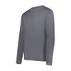 Augusta Sportswear Wicking Long Sleeve Sun Protection Athletic Shirt for Running, Hiking, Fishing, and Outdoor Activities, Graphite, X-Large view 1