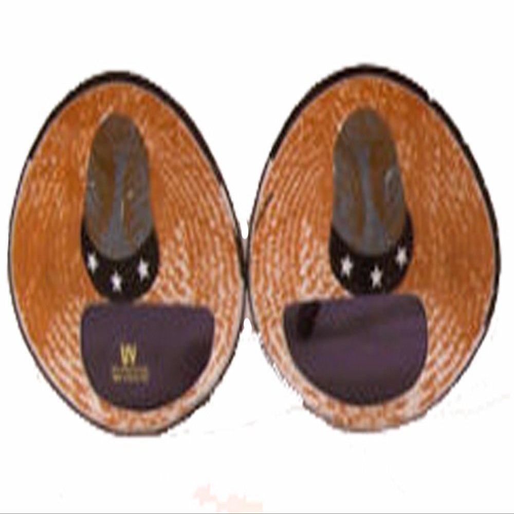 1 Pair Brown Mexican Sombrero Hat Novelty Party Glasses - Costume Dressup Sunglasses for Men or Women