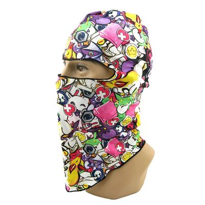 2X Snowboard Neck Headwear Winter Facemask Parkour Cagoule Full Face Mask Balaclava BB10 Painting