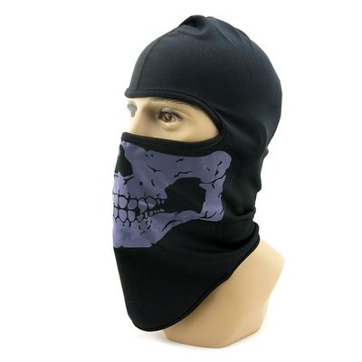 2X Wargame Snowboard Neck Headwear Cycling Facemask Parkour Cagoule Full Face Mask Balaclava BC04 Purple Skull