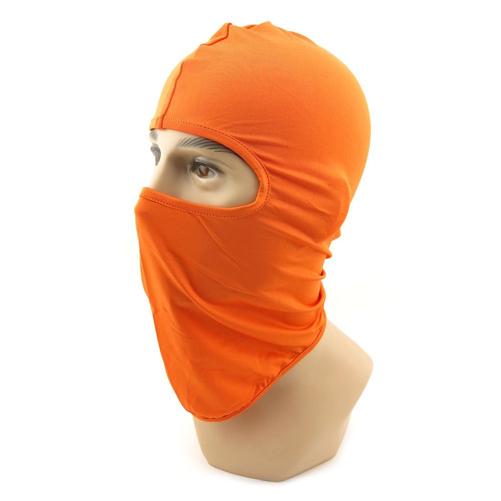 2X Wargame Snowboard Headwear Cycling Facemask Parkour Cagoule Full Face Mask Balaclava BF08 Orange
