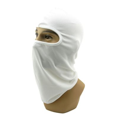 1x Motorcycle Hat Biker Bicycle Cap Snowmobile Hunting Full Face Mask Balaclava BA07 White