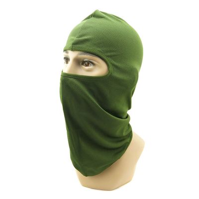 1x Paintball Motorcycle Hat Biker Bicycle Bike Skull Cap Full Face Mask Balaclava BA09 Dark Green