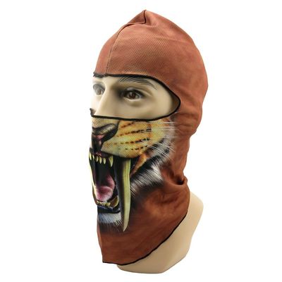 1x Snowboard Neck Headwear Winter Cycling Facemask Full Face Mask Balaclava BB02 Leopard