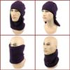 2X Skiing Snowboard Headwear Winter Cycling Facemask Full Face Mask Balaclava RG07 Purple view 4