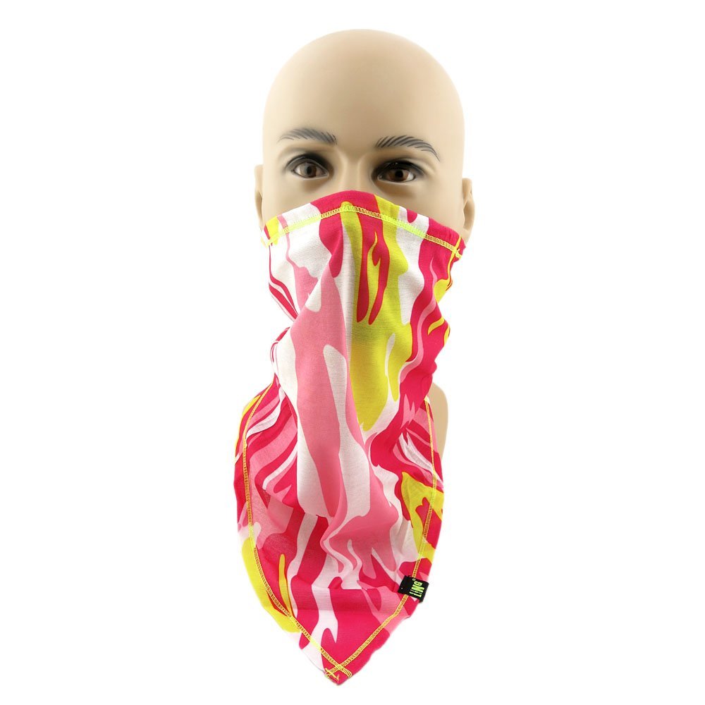 1x Snowboard Headwear Cycling Facemask Half Face Mask Balaclava DC03 Half Bandana Pink