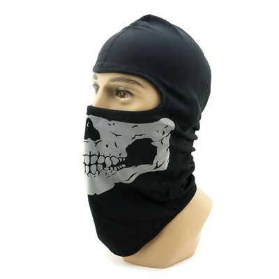 10x Wargame Snowboard Neck Headwear Cycling Facemask Parkour Cagoule Full Face Mask Balaclava BC06 White Skull