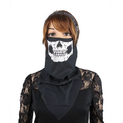 1x Wargame Snowboard Extreme Sports Facemask Half Face Mask Balaclava DL03 Half Black Skull