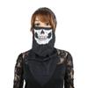 1x Wargame Snowboard Extreme Sports Facemask Half Face Mask Balaclava DL03 Half Black Skull view 1