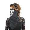 1x Wargame Snowboard Extreme Sports Facemask Half Face Mask Balaclava DL04 Half Black Skull Tusks view 2