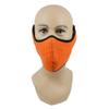 1x Biker Bicycle Cap Wind Stopper Warm Snowmobile Hunting Half Face Mask Balaclava ID04 Half Orange view 2