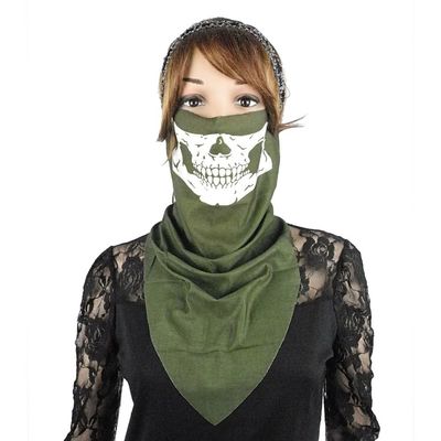 10x Wargame Snowboard Extreme Sports Facemask Half Face Mask Balaclava DL06 Half Green Skull