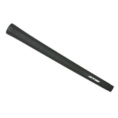 STM GR004 Golf Grip, STM Grip, M-1, Black, No Backline, Black