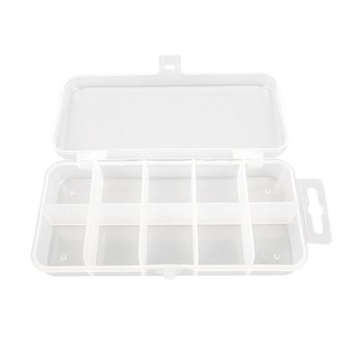 3x BOX009 Clear Beads Tackle Box Fishing Lure Jewelry Nail Art Small Parts Display Plastic transparent Case Storage Organizer Containers kisten boxen boite
