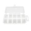 3x BOX009 Clear Beads Tackle Box Fishing Lure Jewelry Nail Art Small Parts Display Plastic transparent Case Storage Organizer Containers kisten boxen boite view 1