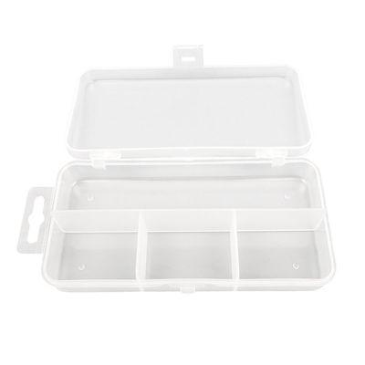 3x BOX010 Clear Beads Tackle Box Fishing Lure Jewelry Nail Art Small Parts Display Plastic transparent Case Storage Organizer Containers kisten boxen boite