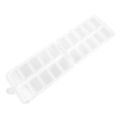 3x BOX013 Clear Beads Tackle Box Fishing Lure Jewelry Nail Art Small Parts Display Plastic transparent Case Storage Organizer Containers kisten boxen boite