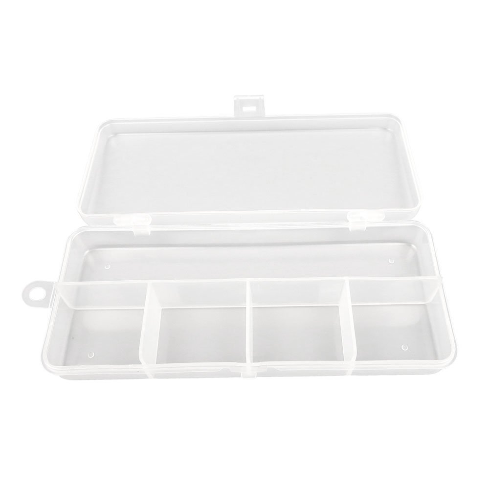 3x BOX014 Clear Beads Tackle Box Fishing Lure Jewelry Nail Art Small Parts Display Plastic transparent Case Storage Organizer Containers kisten boxen boite