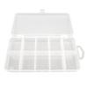 3x BOX017 Clear Beads Tackle Box Fishing Lure Jewelry Nail Art Small Parts Display Plastic transparent Case Storage Organizer Containers kisten boxen boite view 1
