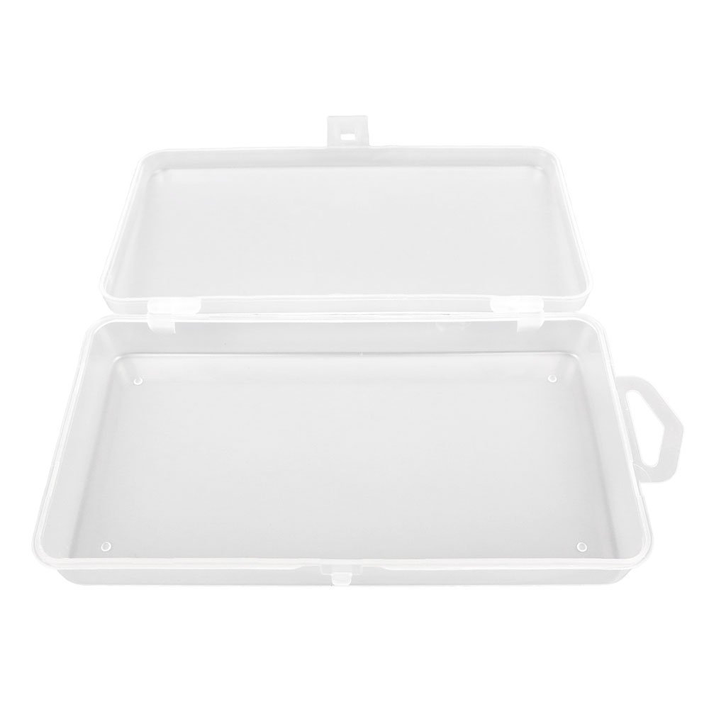 3x BOX019 Clear Beads Tackle Box Fishing Lure Jewelry Nail Art Small Parts Display Plastic transparent Case Storage Organizer Containers kisten boxen boite