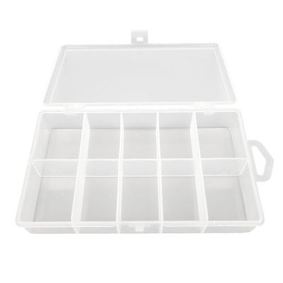 3x BOX020 Clear Beads Tackle Box Fishing Lure Jewelry Nail Art Small Parts Display Plastic transparent Case Storage Organizer Containers kisten boxen boite