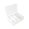 3x BOX032 Clear Beads Tackle Box Fishing Lure Jewelry Nail Art Small Parts Display Plastic transparent Case Storage Organizer Containers kisten boxen boite view 1