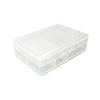 3x BOX032 Clear Beads Tackle Box Fishing Lure Jewelry Nail Art Small Parts Display Plastic transparent Case Storage Organizer Containers kisten boxen boite view 2