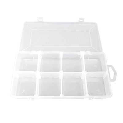 3x BOX038 Clear Beads Tackle Box Fishing Lure Jewelry Nail Art Small Parts Display Plastic transparent Case Storage Organizer Containers kisten boxen boite