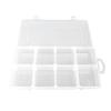 3x BOX038 Clear Beads Tackle Box Fishing Lure Jewelry Nail Art Small Parts Display Plastic transparent Case Storage Organizer Containers kisten boxen boite view 1