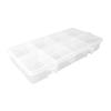3x BOX038 Clear Beads Tackle Box Fishing Lure Jewelry Nail Art Small Parts Display Plastic transparent Case Storage Organizer Containers kisten boxen boite view 2