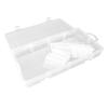 3x BOX038 Clear Beads Tackle Box Fishing Lure Jewelry Nail Art Small Parts Display Plastic transparent Case Storage Organizer Containers kisten boxen boite view 3
