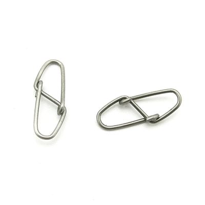10x Test 35kg Cross Lock Swivel Fishing Tackle Fly Rings Coast Lock Snap Solid Ring Rolling Coastlock Sea Hooks Lures Ball Bearing FY006-01