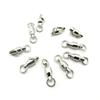 1x Test 35kg Swivel Fishing Tackle Fly Rings Coast Lock Snap Solid Ring Rolling Coastlock Sea Hooks Lures Ball Bearing FY002-03 view 1