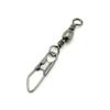 5x Test 12kg Cross Lock Swivel Fishing Tackle Fly Rings Coast Lock Snap Solid Ring Rolling Coastlock Sea Hooks Lures Ball Bearing FY004-08 view 1
