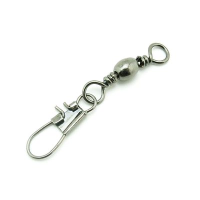 5x Test 22kg Cross Lock Swivel Fishing Tackle Fly Rings Coast Lock Snap Solid Ring Rolling Coastlock Sea Hooks Lures Ball Bearing FY005-05