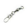 5x Test 22kg Cross Lock Swivel Fishing Tackle Fly Rings Coast Lock Snap Solid Ring Rolling Coastlock Sea Hooks Lures Ball Bearing FY005-05 view 1