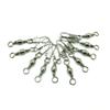 5x Test 22kg Cross Lock Swivel Fishing Tackle Fly Rings Coast Lock Snap Solid Ring Rolling Coastlock Sea Hooks Lures Ball Bearing FY005-05 view 3