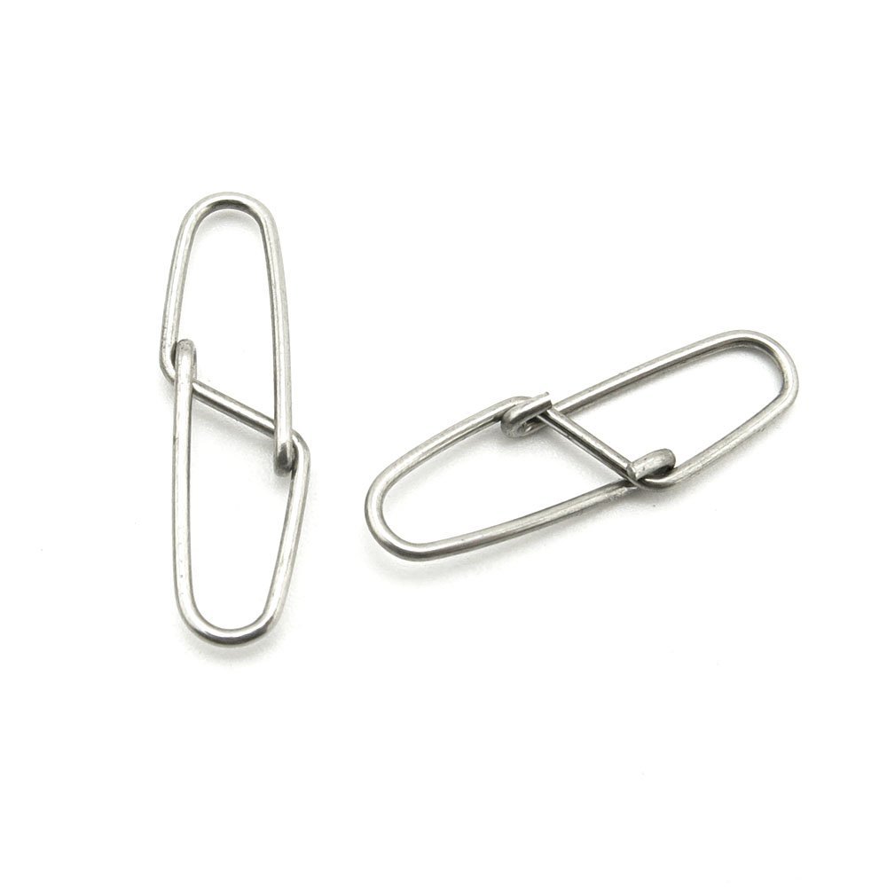 5x Test 45kg Cross Lock Swivel Fishing Tackle Fly Rings Coast Lock Snap Solid Ring Rolling Coastlock Sea Hooks Lures Ball Bearing FY006-03