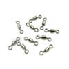 10x Test 22kg Swivel Fishing Tackle Fly Rings Coast Lock Snap Solid Ring Rolling Coastlock Sea Hooks Lures Ball Bearing FY001-07 view 1