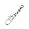 100x Test 14kg Cross Lock Swivel Fishing Tackle Fly Rings Coast Lock Snap Solid Ring Rolling Coastlock Sea Hooks Lures Ball Bearing FY005-12 view 1
