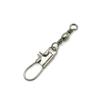 100x Test 10kg Cross Lock Swivel Fishing Tackle Fly Rings Coast Lock Snap Solid Ring Rolling Coastlock Sea Hooks Lures Ball Bearing FY005-14 view 1