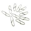 100x Test 90kg Cross Lock Swivel Fishing Tackle Fly Rings Coast Lock Snap Solid Ring Rolling Coastlock Sea Hooks Lures Ball Bearing FY006-06 view 2