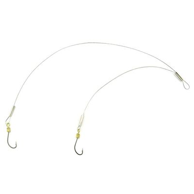 10x Test 11kg Double Line Hooks Swivel Fishing Tackle Fly Rings Coast Lock Snap Solid Ring Rolling Coastlock Sea Hooks Lures Ball Bearing FY007-11