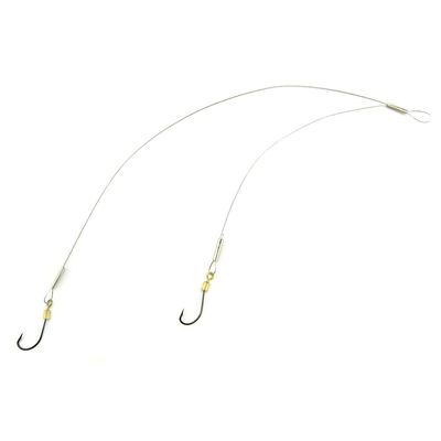 10x Test 12kg Double Line Hooks Swivel Fishing Tackle Fly Rings Coast Lock Snap Solid Ring Rolling Coastlock Sea Hooks Lures Ball Bearing FY007-12