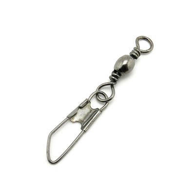 10x Test 21kg Cross Lock Swivel Fishing Tackle Fly Rings Coast Lock Snap Solid Ring Rolling Coastlock Sea Hooks Lures Ball Bearing FY004-03