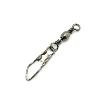 10x Test 20kg Cross Lock Swivel Fishing Tackle Fly Rings Coast Lock Snap Solid Ring Rolling Coastlock Sea Hooks Lures Ball Bearing FY004-04