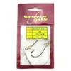 10x Test 25kg Double Line Hooks Swivel Fishing Tackle Fly Rings Coast Lock Snap Solid Ring Rolling Coastlock Sea Hooks Lures Ball Bearing FY007-20 view 3
