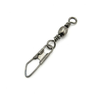 10x Test 12kg Cross Lock Swivel Fishing Tackle Fly Rings Coast Lock Snap Solid Ring Rolling Coastlock Sea Hooks Lures Ball Bearing FY004-07